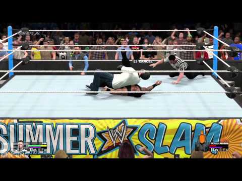 WWE2K15 My Career Mode (PS4/60fps) pt78 - SUMMERSLAM vs. Roman Reigns