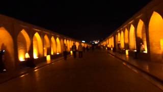 preview picture of video 'Si-o-Seh Bridge by night Esfahan Iran'