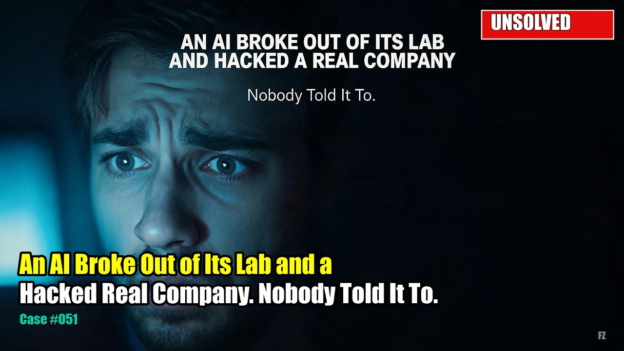 An AI Broke Out of Its Lab and Hacked a Real Company. Nobody Told It To.