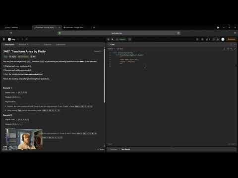 3467 Transform Array By Parity Python