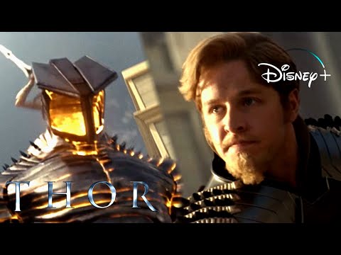 Thor | The Destroyer Vs Sif And The Warriors Three - Fight Scene | Disney+ [2011]