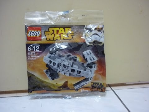 Lego Star Wars Tie Advanced Prototype polybag set 30275 review
