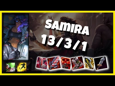 Samira vs Lucian BR Challenger BOT (13/3/1) Gameplay Replay - Patch 10.23