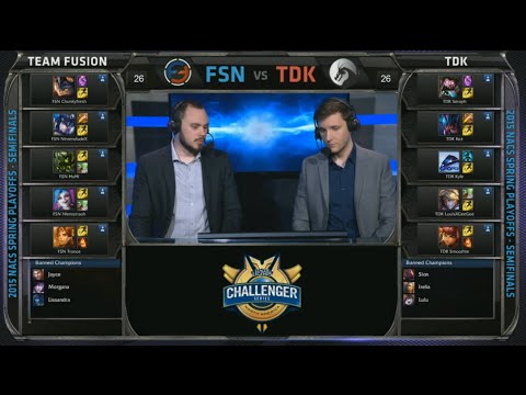 NA CS TDK vs FSN Game 1 (NA CS Spring Playoffs Semifinals 2015)