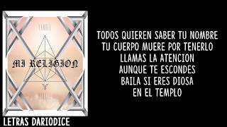 Yandel - mi religión ( LETRA )