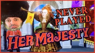 👑 Her Majesty the QUEEN! 🙆 ✦ Monte Carlo Casino Las Vegas ✦ Slot Machines w Brian Christopher