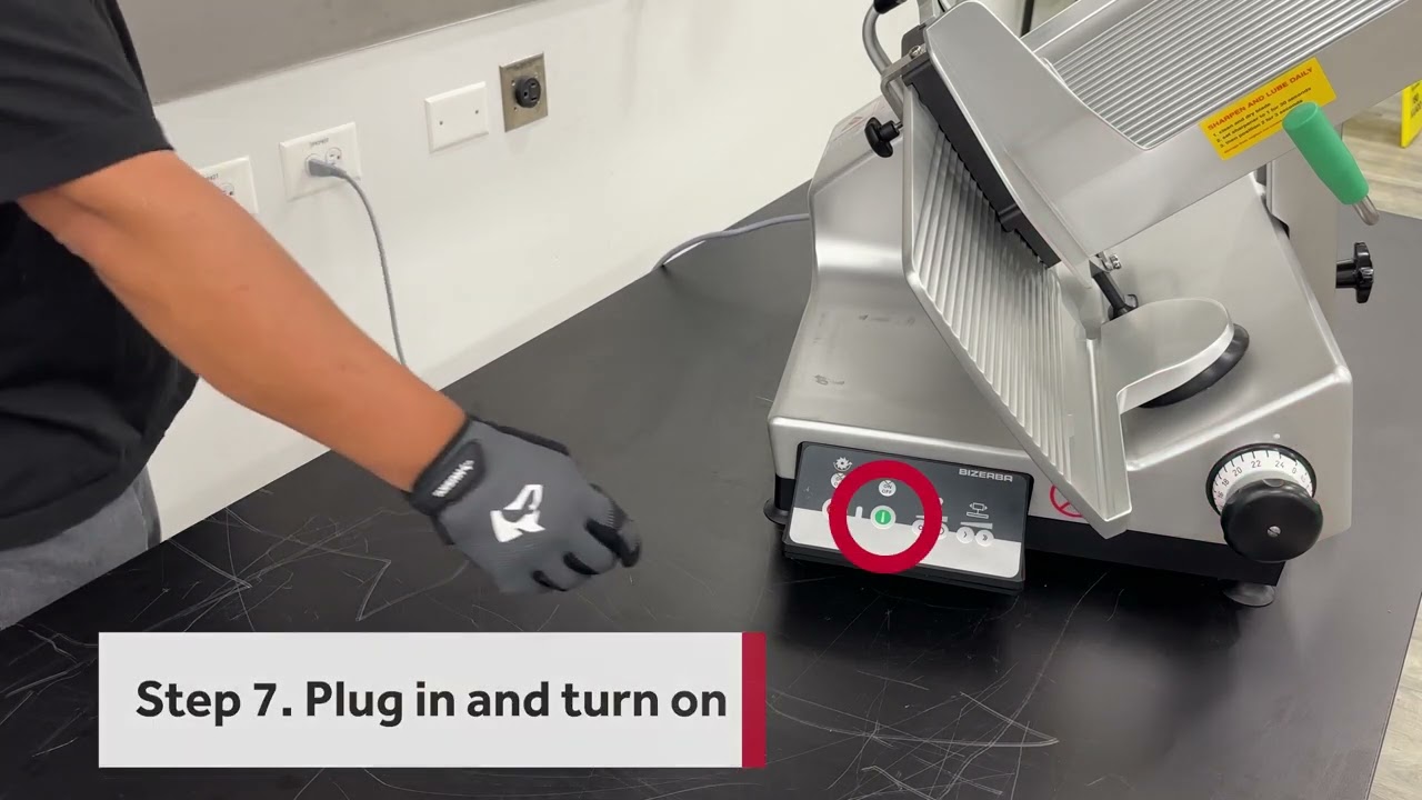 How to Sharpen a Bizerba GSP Automatic Slicer Blade