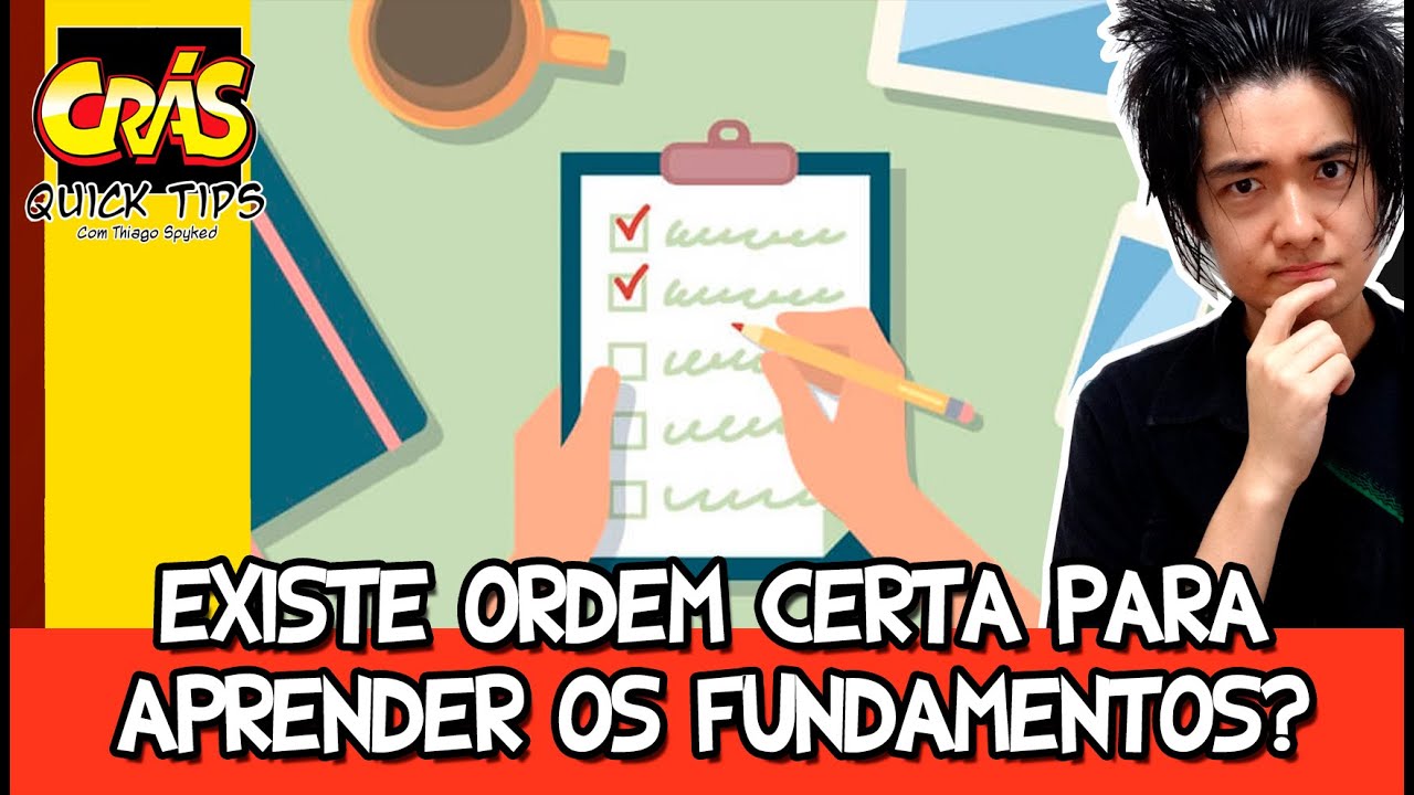 Existe ORDEM CERTA para os FUNDAMENTOS do DESENHO? | Crás Quick Tips