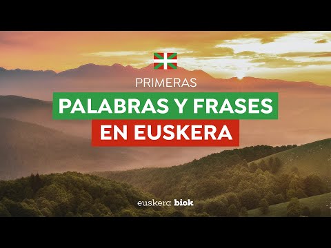 Learning Basque: First words and phrases