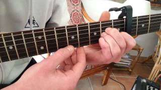 Tuto guitare - J'me tire (Maître Gims) - Partie 1 : Couplet
