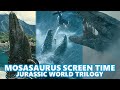 Mosasaurus Screen Time / Jurassic World Trilogy