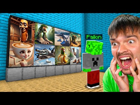 PODGLĄDAM WSZYSTKIE BRAINROTY na KAMERACH w Minecraft!