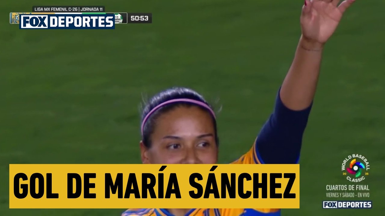 🥳 GOL DE MARÍA SÁNCHEZ | Tigres 4-1 Santos | Jornada 11 | Liga MX Femenil 2026