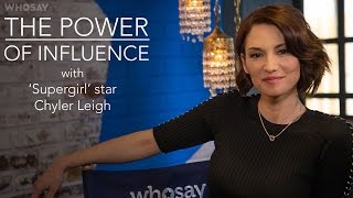 'Supergirl' Star Chyler Leigh on Engaging Fans Online: 'It's a Delicate Balance' | WHOSAY video
