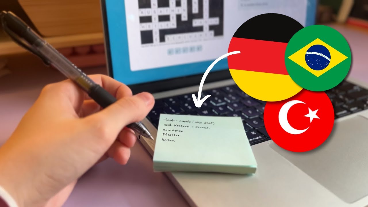 how i study 3 languages at once 🇩🇪🇹🇷🇧🇷 | weekly vlog
