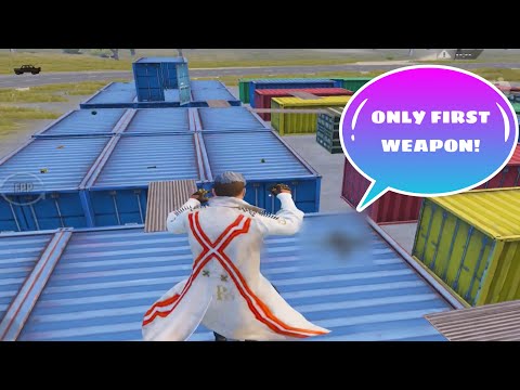 ONLY FIRST WEAPON CHALLENGE!! | PUBG MOBILE