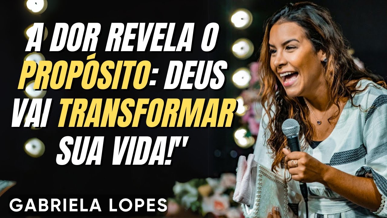 DEUS TE LEVANTOU PARA VENCER - GABRIELA LOPES 2025 - Pregação Forte 2025