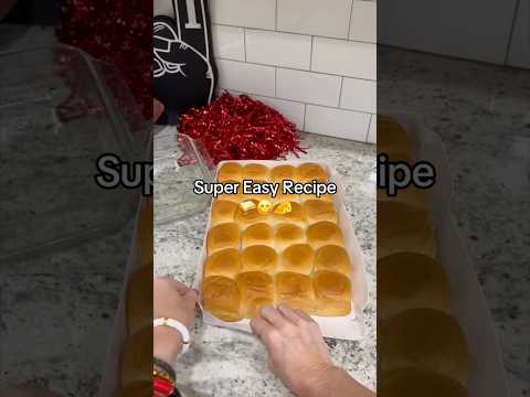 Super Easy Recipe-Ham and Cheese Sliders