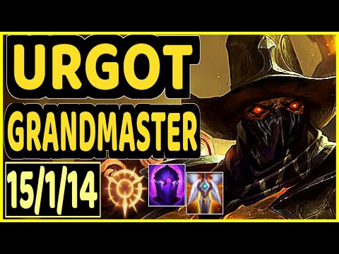 ICEBEASTO (URGOT) - 15/1/14 KDA GAMEPLAY - EUW Ranked GRANDMASTER