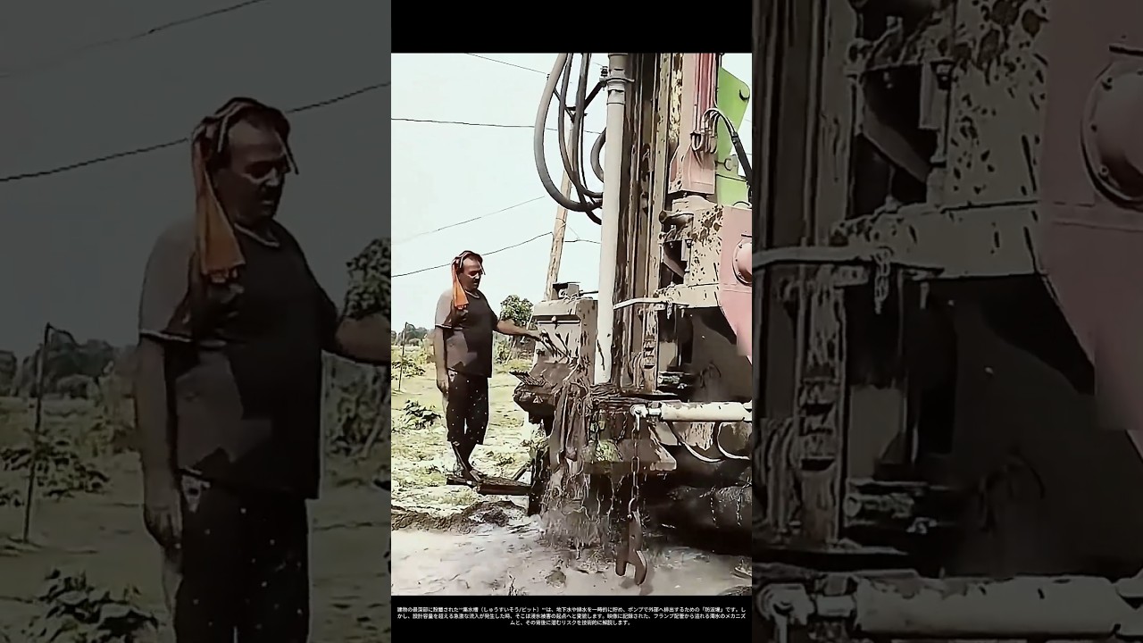 【現場の技術】地下集水槽の水位上昇：配管から濁った地下水が溢れ出す緊急事態