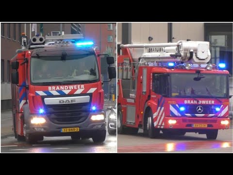Brandweer Groningen en Vinkhuizen rukken meerdere keren uit voor Brandmeldingen in Groningen