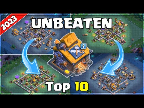 Top 10 New Builder Hall 10 Base Trophy Base Copy Link 2023 | Builder Hall 10 Base 2.0 - COC