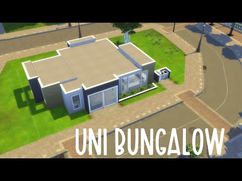 Uni Bungalow Sims 4 Speed Build