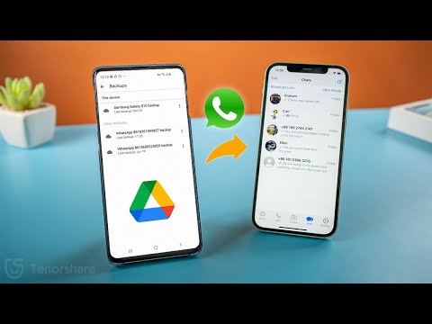 how to restore whatsApp backup from google drive to iphone
