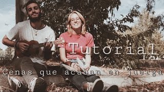 Tutorial ukelele - Cenas que acaban en juerga | Martta ft Juanma.
