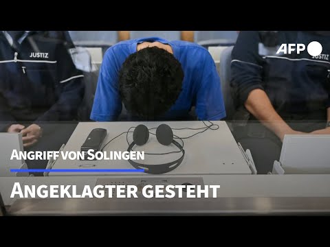 Messerangriff von Solingen: Angeklagter gesteht Tat zu Prozessauftakt | AFP