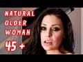 Choose Me Attractive Beautiful Natural Older Women Over 45 Stockings Lingerie High Heels