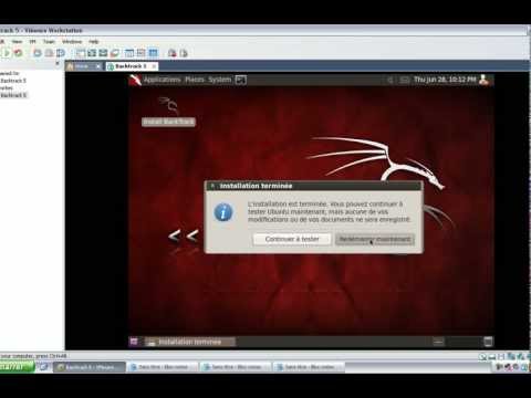 comment demarrer backtrack