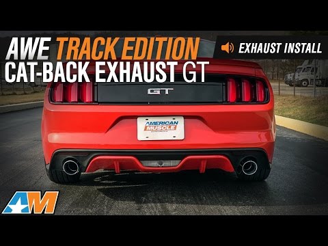 2015-2017 Mustang GT AWE Track Edition Cat-Back Exhaust Sound Clip & Install