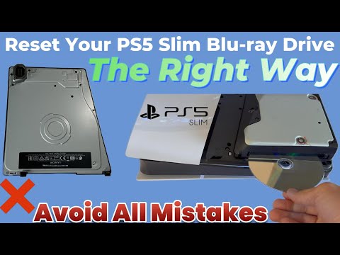 Fix PS5 Slim Disc Drive - Remove Stuck Discs - Remove Foreign Objects Reset your Drive the Right Way