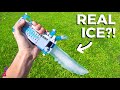 So I Made LEGO Ice Weapons Using Real Ice