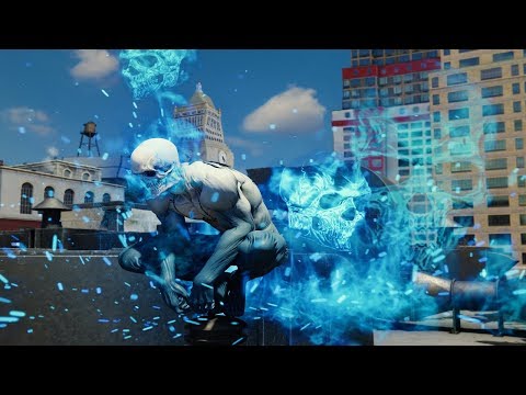Spider-Man PS4 - Spirit Spider Suit Free Roam & Combat Gameplay-No Damage | Taking Down Warehouse #3