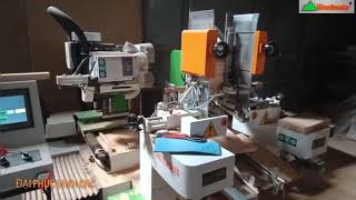 MÁY LÀM MỘNG DƯƠNG CNC 2 Đầu 4 dao Woodmaster