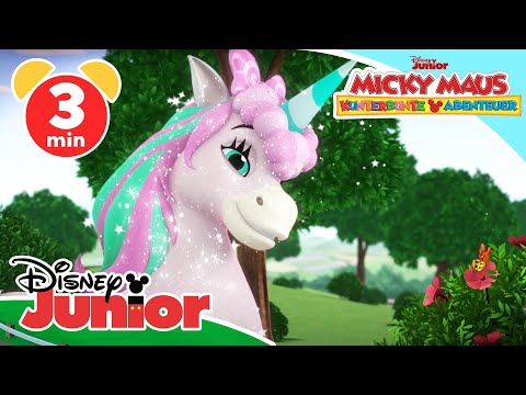 🦄 Micky Maus: Kunterbunte Abenteuer - Clip: Glitzer-Einhorn | Disney Junior