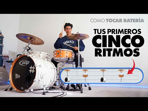 CÓMO TOCAR BATERÍA – 5 Ritmos Esenciales + Workout