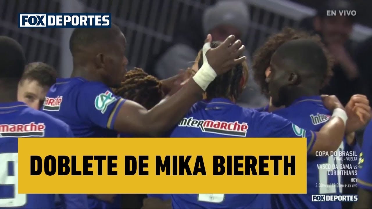 🤩😎 DOBLETE DE MIKA BIERETH | Auxerre 1-2 AS Monaco | Copa De Francia 2025
