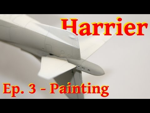 Model Harrier AV-8A - 1/72 Airfix - Painting
