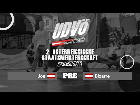 Staatsmeisterschaft 2022 | 1vs1 B-Boy | PRE 04 – Joe  -VS-  Bizarre