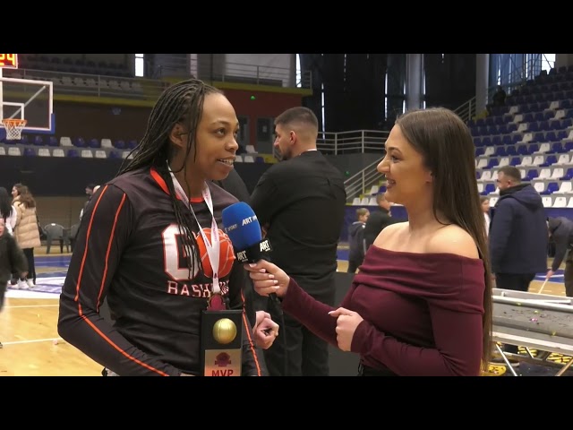 Emocionet nga MVP e Kupës, Adrienne Godbold, pas triumfit në Rahovec