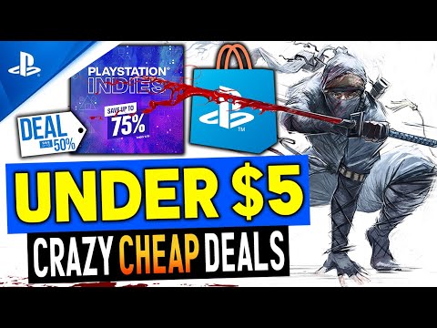 10 FANTASTIC PSN Game Deals UNDER $5 NOW! SUPER CHEAP PS4 Games! PSN PlayStation Indies Sale 2022