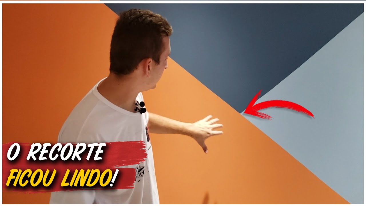 PAREDE GEOMETRICA SEM MARCA DE FITA - APRENDA A FAZER!