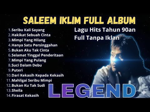 Best Of The Best Saleem Iklim | Lagu Slow Rock Malaysia Lama Populer