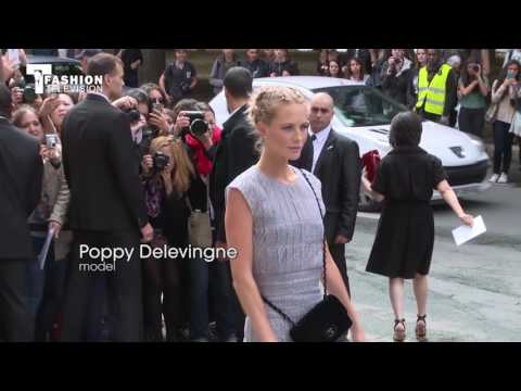 Chanel Celebrity Arrivals Paris Haute Couture Autumn Winter 2014 15