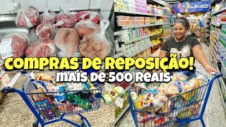 COMPRAS DE MERCADO💸 REPOSIÇÃO SEMANAL 