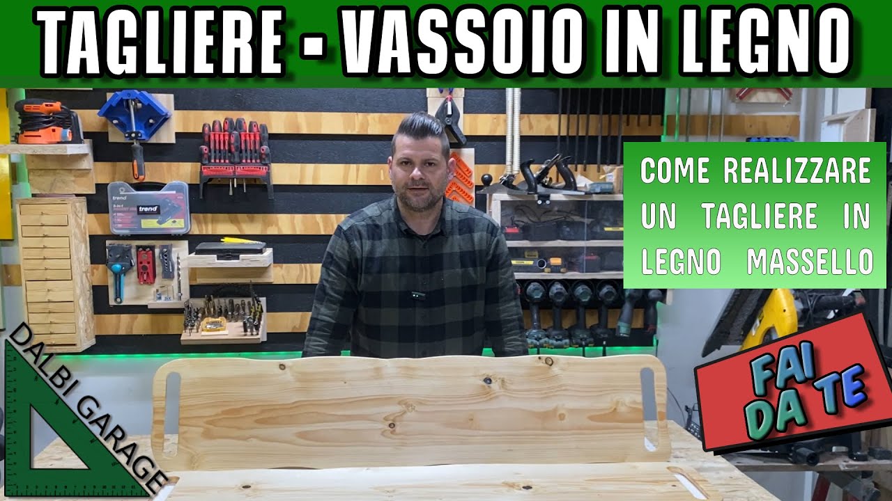 TAGLIERE IN LEGNO MASSELLO FAI DA TE