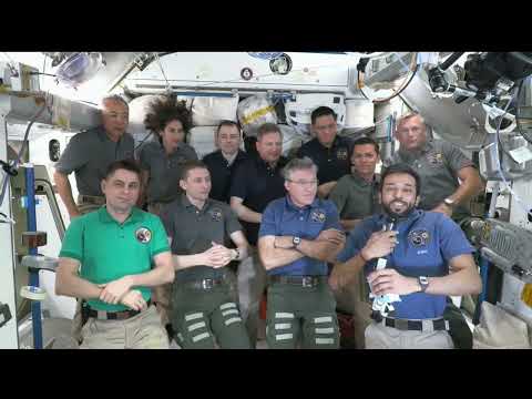 Expedition 69 NASA’s SpaceX Crew-6 Space Station Farewell Remarks - Aug. 31, 2023
